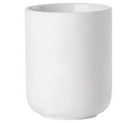 Zone Denmark Ume - Soporte para Cepillo de Dientes y Pasta de Dientes, gres con Revestimiento Suave al Tacto, Color Blanco