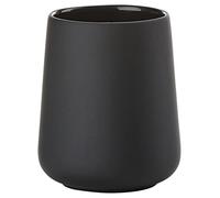 Zone Denmark Vaso para Cepillo de Cocina (Porcelana, 8 cm), Color Negro