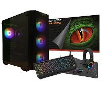 Zone Evil AMD Ryzen 5 4650G/16GB/1 TB NVMe/Windows 11 Monitor 24" Teclado Raton Auriculares y alfombriila Ordenador GamingPC