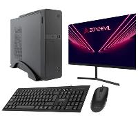 Core Slim Intel Core i5 14400/16GB/1TB SSD Nvme Negro + Monitor 24 Teclado y ratón