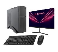 Zone Evil - Core Slim Intel Core i5 14400/16GB/1TB SSD Nvme Negro + Monitor 24 Teclado y ratón