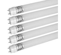 ZONE LED SET - Tubo LED 60 cm, blanco neutro (4000 K), 850 lúmenes, T8, G13-9W (reemplaza 18W), incluye arrancador, tubo fluorescente LED, tubo de neón, lámpara tubular, paquete de 5