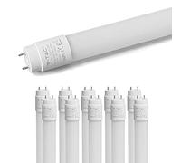 ZONE LED SET - Tubos LED de 150 cm, luz blanca neutra (4000 K), 160 lm/W, 2400 lúmenes, T8, G13-15 W (reemplaza 58 W), incluye arrancador, tubos LED fluorescentes, 10 unidades