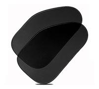 Zone Tech - Parasol para Ventana Lateral, Paquete de 2 parasoles de Malla para Coche, no Necesita ventosas