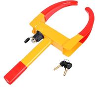 Zone Tech Wheel Lock Security Tire Clamp - Premium Quality Heavy Duty Anti- Theft Protective Vehicle Wheel Lock