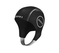 ZONE3 Gorro de Natación de Neopreno, Swim Cap, Adultos Unisex Negro/Plata, S