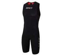 ZONE3 Bañador sin Mangas para Hombre Streamline, Hombre, SS18MSTL101/XS, Negro/Rojo, XS