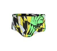 ZONE3 Boys High Jazz 2.0 Bañador para Hombre, Niños, Negro/Amarillo/Gr, 42