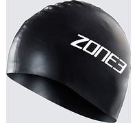 ZONE3 Gorro de natación de Silicona Unisex, 48 g, Color Negro, Talla única