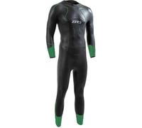 Zone3 men terraprene vision wetsuit black/green l