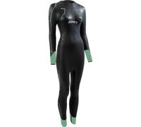 Zone3 women terraprene vision wetsuit black/green s