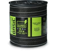 ZoneGuard Suministros Para El Cuidado De La Salud Cinta De Esgrima Básica De 40 mm Negro 200 M