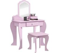 ZONEKIZ Tocador Infantil 55x36x86 cm Rosa