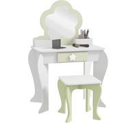 ZONEKIZ Tocador para niñas 55x34x87.5 cm blanco