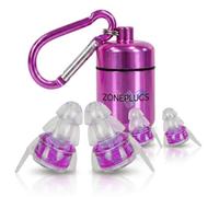 ZonePlugs Tapones para los oídos de alta fidelidad, reutilizables, reducción de ruido, protección auditiva, con funda de transporte para conciertos, festivales, raves, músicos, música en vivo, eventos