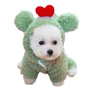 ZONEWD 5 piezas de ropa de invierno para mascotas, ropa cálida para cachorros de cuatro patas, ropa gruesa para cachorros, estilo de invierno, sudadera con capucha suave y acogedora para gatos