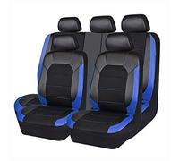 ZONEWD 9 Piezas Fundas Asientos Coche para Hyundai i10 i-10 / i10 N Line 2000 2021 2022 2023 2024, Juegos De Cubreasientos Delanteros Y Traseros Cuero Coche Accesorios,Blue
