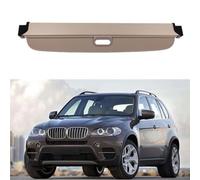 ZONEWD Cubierta De Carga Retráctil para BMW X5 E70 2007 2008 2009 2010 2011 2012 2013, Coche Maletero Cubierta De Retráctil Carga Privacidad Interiores Accesorios,Beige