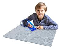 ZONEWD filamento lápiz 3D | impresión 3D con herramientas básicas dibujo multiforma para manualidades - Tablero dibujo silicona reutilizable con bolígrafo 3D para principiantes, niños, adolescentes