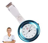 ZONEWD Relojes de enfermería para enfermeras, relojes de enfermería, clip de estetoscopio médico, manecillas de iluminación, movimiento, no es fácil de dañar, para médicos y enfermeras