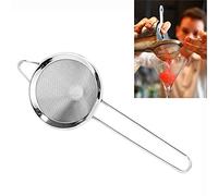 Zonfer 1pc Acero Inoxidable Cónico Colador, Cóctel De Filtro De Malla De Alambre Fino De Aceite Tamiz Tamiz Tamiz De La Harina, Herramientas De La Cocina