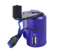 Zonghan Outdoor Emergencia Portátil Dinamo Manual Manivela Cargador USB Mochila de Camping Equipo de Supervivencia