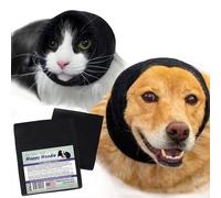 ZONI PETS Happy Hoodie Set, Negro, Paquete de 2