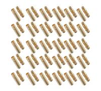 Zonizforceal 30 Pairs Gold - Plated Battery Connector Plug for RC Lithium Batteries, High - Current Male and Female Plug, Corrosion - Resistant Brass Connectors for Drones, EVs and Remote