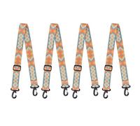 Zonizforceal 4 unidades de correa portadora para botas de esquí y snowboard, bandolera de nylon gruesa y ajustable para patines sobre hielo y botas de esquí, 90 cm, y amarillo, con