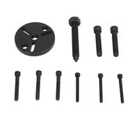 Zonizforceal AC Compressor Clutch Remover Kit, Air Conditioning Clutch Rebuild Tool, High Efficiency 7cm Chuck with Adjustable 16-56mm Range, M10/M6/M5 Threads, for Car AC Repair and