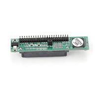 Zonizforceal Adaptador de convertidor de puerto hembra SATA a IDE de 44 pines para disco duro HDD de 2,5", tarjeta adaptadora de unidad para placas base IDE antiguas, no requiere alimentación