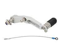 Zonizforceal Adjustable Gear Shift Lever for BMW F900R F900XR 2020-2022, Folding Motorcycle Shifter Pedal with POM Boot and Anti - Slip Grooved Surface, CNC Aluminum Anodized (Plata)