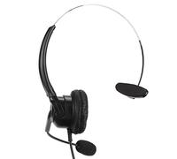 Zonizforceal Auricular telefónico RJ9 con micrófono de cancelación de Ruido Ajustable 330°, para Uso en líneas fijas, oficinas, hogares y centros de Llamadas; Compatible con teléfonos de