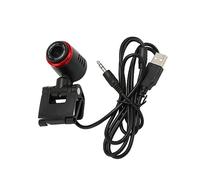Zonizforceal Cámara Web HD USB 2.0 con micrófono Integrado, cámara Web giratoria de 360 Grados para PC y portátil, Compatible con Skype, MSN y Yahoo, Enfoque Manual, 300 mil píxeles, para