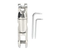 Zonizforceal Conector de Cadena de Ancla de Acero Inoxidable Marino, Conector Giratorio para Ancla de Barco, Doble Giratorio con Carga de Trabajo de 3200 Libras y Acabado Brillante, para