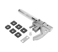 Zonizforceal Kit de herramientas para la reparación de roscas externas, restaurador de roscas externas anodizado en plata de aluminio para diámetros exteriores de 1 a 1,25 pulgadas hasta 5