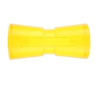 Zonizforceal Rodillo de Remolque de PVC de 190 x 85 x 16 mm, Rodillo de Proa para yate y Bote Inflable de Goma, Rodillo Amarillo de Alta Resistencia y no abrasivo con Apertura de 16 mm para un