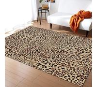 ZONOKI Alfombra Arte del Guepardo Leopardo, Alfombra de Salón Lavable Estampado de Leopardo Sexy de Moda, Alfombra Pelo Corto - para SalóN, HabitacióN, Comedor Y Pasillo - 80 x 150 cm