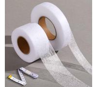 Zonon 2 Rollos Cinta Termoadhesiva para Dobladillos Cinta para Dobladillos para Cortinas Wonder Web sin Costura con Cinta Medida para Telas Prendas Pantalones Planchado Pegado Parches Fusionado