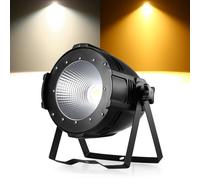 ZonQoonz 100W COB Par LED Blanco Frío/Cálido Luz de Escenario, Luces Par con DMX512/Maestro-Esclavo, Luz de Foco Estroboscópica para Fotografía, Iglesia, Cumpleaños, Boda, DJ, Discoteca