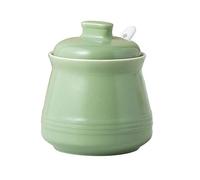 ZONSHJDKR Azucarero Azucarero con tapa, azucarero, salero, condimentos, tarro for azúcar, azucarero, tarro for especias (verde)(Giallo)