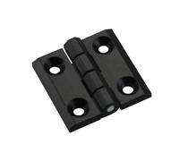 ZONSHJDKR Bisagra de Puerta con cojinete de Bolas Bisagra de aleación Zinc 40 * con Tornillo Cuadrada for Puerta abatible(CL226-3black)