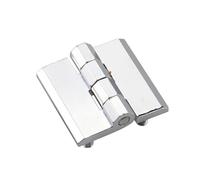 ZONSHJDKR Bisagra de Puerta con cojinete de Bolas Bisagra de aleación Zinc 40 * con Tornillo Cuadrada for Puerta abatible(CL226-3Achrome Flash)