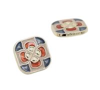 ZONSHJDKR Botones para Ropa 10 Botones Cuadrados Vintage de 17 mm for Chaqueta, Accesorios Costura DIY, Decorativos for Ropa, Abrigo for Mujer for Coser