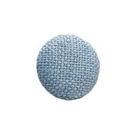 ZONSHJDKR Botones para Ropa 30 Botones de Tela 15/18/20/23/25/28/30 mm, con vástago metálico, for Lino, for Decorar Cojines sofá y Coser(Light Blue,15mm 30pcs)