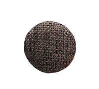ZONSHJDKR Botones para Ropa 30 Botones de Tela 15/18/20/23/25/28/30 mm, con vástago metálico, for Lino, for Decorar Cojines sofá y Coser(Coffee,23mm 30pcs)