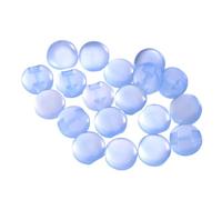ZONSHJDKR Botones para Ropa 50 Botones de Resina Transparente 12 mm for Coser, álbumes Recortes, Accesorios Bricolaje, Color Rojo(Light Blue)