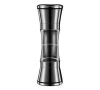 ZONSHJDKR Molinillo de Pimienta Molinillo Manual de Pimienta y Sal, de Acero Inoxidable de Doble Cabezal, Molinillo avanzado, Botella de Pimienta, Utensilios de Cocina, Molinillo de Pimienta o Sal