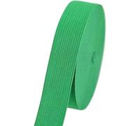 ZONSHJDKR Suministros de Costura Banda elástica de Color 1, 2 o 5 Metros, Alta Elasticidad, for Costura Artesanal, decoración Encaje for el hogar, Accesorios Ropa, Rojo(Grass Green,2meters)