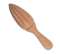 Zonster 1pc Wooden Lemon Squeezer Reamer Hand Press Manual Juicer Fruit Orange Citrus Extractor Reamers Ten-Corner Design for Kitchen